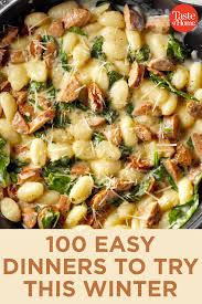 100 Easy Dinners To Try This Winter Healthy Winter Meals Winter Dinner Recipes Easy Dinner