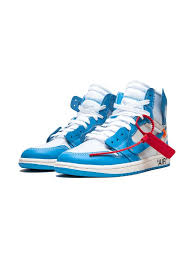 I'm hoping you guys can take a look and tell me what you think. Nike X Off White Air Jordan 1 Retro High Off White Unc Sneakers Farfetch