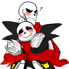 Underfell Sans x Papy discovered by Gabriela Pelinson