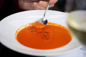 Add onion and a good pinch of salt. The Kitchen S Tomato Soup How To Cook Tomato Soup Recipes On Cut Out Keep