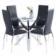 Maybe you would like to learn more about one of these? Reviews Of Salonmore 5 Pieces Round Dining Table Set Modern Kitchen Table And Chairs For 4 Person Dining Room Table Set With Clear Tempered Glass Top Dining Set For Dining Room Kitchen Salonmore