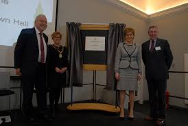 Maybe you would like to learn more about one of these? It Was A Family Affair In Saltcoats On Monday As The Newly Refurbished Town Hall Was Opened By Nicola Sturgeon With Her Mum Provost Joan Sturgeon Also In Attendance Ardrossan And