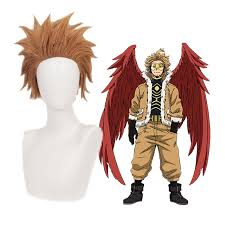 Hawks from my hero academia • ever after high ooak • custom doll tutorial. Anime My Hero Academia Wing Hero Hawks Short Brown Cosplay Wigs Cosplay Clans