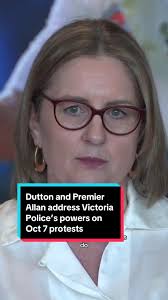 While Opposition leader Peter Dutton says she is “hiding behind an argument  of convenience”, Victorian Premier Jacinta Allan says she is “not going to  do what divisive, untrustworthy Liberal leaders ...