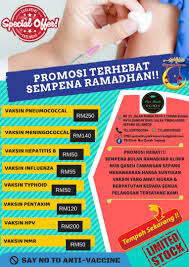 Dehqonlar tomonidan hukumatning pestitsidlardan foydalanishni taqiqlash to'g'risidagi ekologik tashabbusiga qarshi norozilik sifatida yo'l. Promosi Semperna Bulan Ramadhan Klinik Nur Qaseh Facebook