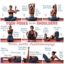 Yoga Poses For The Shoulders Sitting In Front Of A Desk Computer Or Laptop All Day We Don T Really Use Muc Easy Yoga Workouts Yoga Shoulder Yoga Tutorial