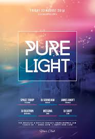 Pure Light Flyer By Stylewish On Deviantart Dizajn Prazdnichnogo Plakata Maket Plakata Dizajn Plakata