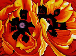 Her Most Famous Painting (Oriental Poppies) – Ga O’Keeffe
