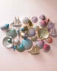 These are kept very carefully, usually placed on a clean, red cloth or in a clay or silver pot. Ombre Glittered Seashell Ornaments Video Martha Stewart