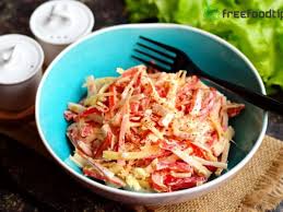 Featuring corn, eggs, rice, and cucumber, this russian salad version is comforting, filling, and really easy & quick to make! Imitation Crab Salad Recipe With Cheese Freefoodtips Com