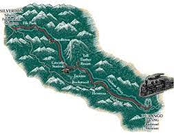 Durango Silverton Train Map The Route - Official Durango & Silverton Narrow Gauge Railroad Train