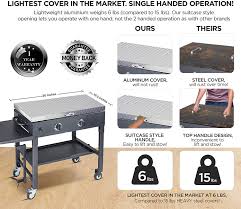 Blackstone makes many different models, but which is the right one? Buy Griddle Cover 28 Inch Works For Blackstone Grill 28in Flat Top Gas Cooking Station Hard Cover Lid With Waterproof Aluminum Diamond Plate Stainless Steel Handle For Outdoor 28inch Bbq Hood Accessories