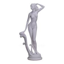 Goddess APHRODITE Venus on wave Nude Naked Female Cast Marble Statue  Sculpture - Greek Artworks