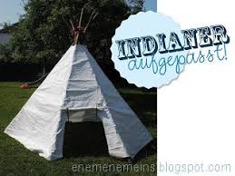 Enemenemeins Tutorials Kinder Spielzeug Garten Tipi Tipi Nahen