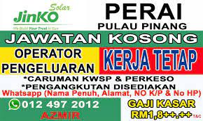 Jawatan kosong welder ,fitter,helper di #sapura energy 2021. Open Interview Jinko Solar Jawatan Kosong Operator Facebook