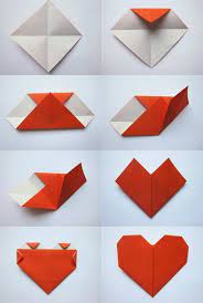 Comment faire des origamis faciles. Origami Simple Heart 1 Origami Facile Comment Faire Un Origami Origami Coeur