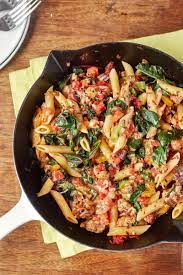 Recipe Turkey And Greens Skillet Pasta Recipe Ground Turkey Pasta Recipes Ground Turkey Pasta Turkey Pasta
