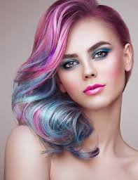 Let your natural curl flow free with this dreamy ombre blue hair look and you'll be glad you did. 29 Brilliant Galaxy Hair Color Styles
