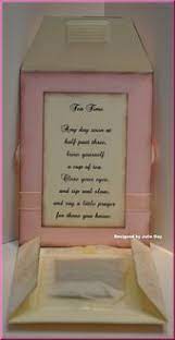 The Inside Holds A Tea Bag And A Short Little Poem About Tea Time Tea Tea Time Tea Poems