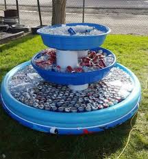 Use Kiddie Pools For Outdoor Coolers Genius Idea For A Party What Do You Think Via Crafty Morning Party Hacks Graduation Party Bbq Party