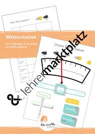 wetterstation fur den klassenraum deutsch und englisch unterrichtsmaterial in den fachern englisch sachunterricht wetterstationen wetter englisch grundschule