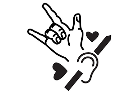 Download Asl I Love You Sign With Deaf Awareness Symbol Svg Cut File By Creative Fabrica Crafts Creative Fabrica