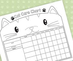 5 Easy Cat Chores For Kids With A Free Printable Chore Chart