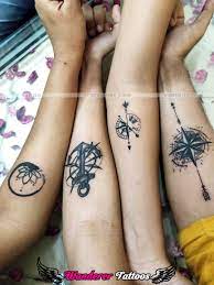 Arrow Tattoos Enzo With Lotus Anchor At Wanderer Tattoos By Anmol Jeswani Wanderer Tattoo Compass Tattoo Design Tattoos