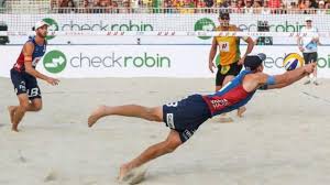 Professional beach volleyball player from norway 22 years old. Norweger Mol Sorum Triumphieren Bei Beach Major In Wien Sport Mix Beachvolleyball