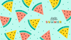 Follow the vibe and change your wallpaper every day! July 2018 Watermelon Calendar Wallpaper Sarah Hearts