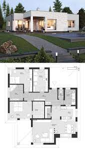 Bungalow Modern Contemporary European Style Architecture Design House Plan El Home Interior Design Contemporary House Plans Bungalow Design House Architecture Design