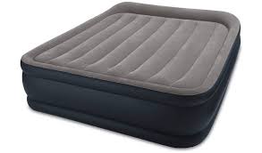 Plush, ultra plush, medium, firm, extra firm Buy Intex Queen Deluxe Pillow Rest Raised Air Bed With Pump Air Beds Argos