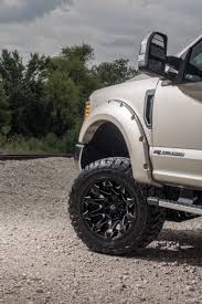 Black And Gold Rims For Trucks Fuel Battle Axe 20 Wheels In Black On White Gold Metallic Ford F 250 Lifted 4x4 Truck With Rk Sport Fender Flares Trucks Lifted Diesel Lifted Trucks Trucks