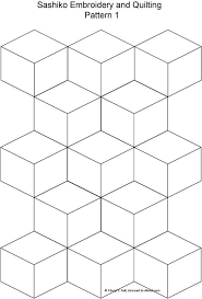 The best fabric to do sashiko embroidery are cotton and linen. Free Sashiko Repeating Embroidery Patterns