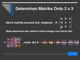 Cara mencari nilai x agar matriks singular penma 2b. Ppt Determinan Matriks Powerpoint Presentation Free Download Id 6750963