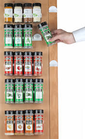If one needs to hide their spices, they don't cook enough to need a spice rack. Amazon Com Spice Rack 36 Spice Gripper Spice Racks Strips Cabinet Cabinet Door Use Spice Clips For Spice Organizer Stick Or Screw Spice Storage Spice Clips Home Kitchen