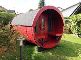 Tonneau Sauna Ou Habitable Hebergement Insolite Chalet De Jardin Tonneau Hebergement Insolite