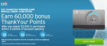 1% when you buy and 1% when you repay citi. Relentless Financial Improvement 60 000 Thankyou Points With The Citibank Thankyou Premier Card