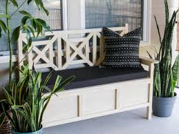 The outdoor furniture is highly expensive to buy and especially the outdoor benches will cost you an arm and a leg! How To Build An Outdoor Bench With Storage Hgtv