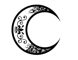 Plantilla Para Tatuaje Tatuajes De Luna Media Luna Tatuaje Tatuajes