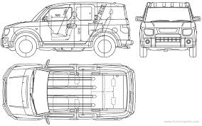Element Blueprints Honda Element Honda Element Camper Honda