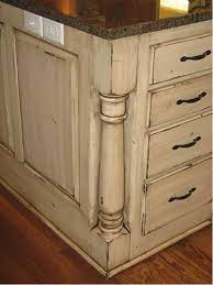 It's a heavy cream that gave me a soft warm backdrop to work with. Pictures Of Painted Cabinets With Glaze Cabinet Paint Glaze Bathroom Distressed Kitchen Cabinets Distressed Kitchen Painting Kitchen Cabinets