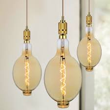 China Tianfan Giant Led Bulbs Vintage Light Bulb Bt180 Spiral Led Filament 4w Dimmable E27 China Giant Led Bulb Vintage Light Bulb