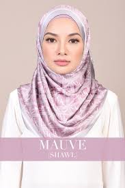 We are modern women who choose modest wear and we decide how we wear it. Neelofa Edition In Mauve Shawl By Naelofar Hijab Tudungstore