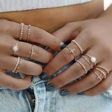 Rings And Their Meaning Based On Which Finger We Wear Them Colored Engagement Rings Womens Engagement Rings Cz Rings Engagement
