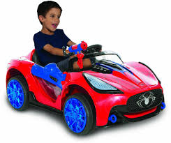 Spiderman Marvel 6 Volt Spider Man Super Car For Kids Spiderman Toy Cars For Kids Spiderman Car Kids Ride On