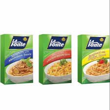 La Fonte Spaghetti Instant Saus Bolognese Chiecken Mushroom 117g Shopee Indonesia