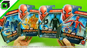Far from home toys from hasbro. Spider Man Far From Home Complete Set Of Action Figures By Hasbro With Molten Man And Stealth Spidey Youtube