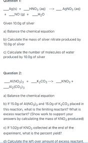 To balance a chemical equation, enter an equation of a chemical reaction and press the balance button. Balancing Equations Calculator That Shows Work
