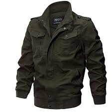 Ujunaor Fashion Mens Clothing Jacket Coat Military Tactical Outwear Breathable Light Windbreaker